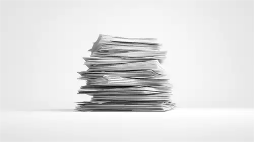 En bunke med dokumenter