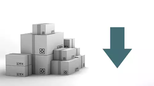 Bilde av pakker som skal importeres