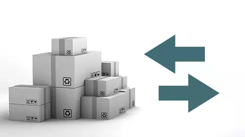 Bilde av pakker som er i transitt